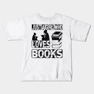 Just a girl who loves books Kids T-Shirt